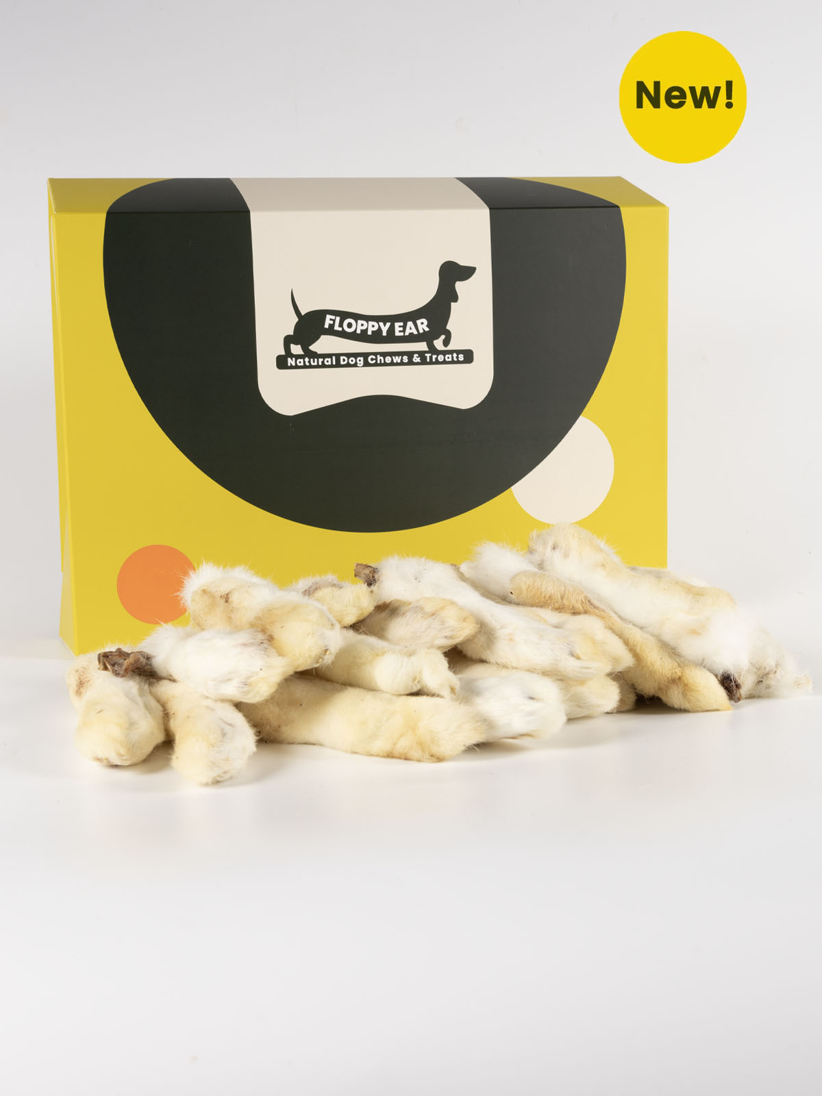 Rabbit Feet with Fur Box