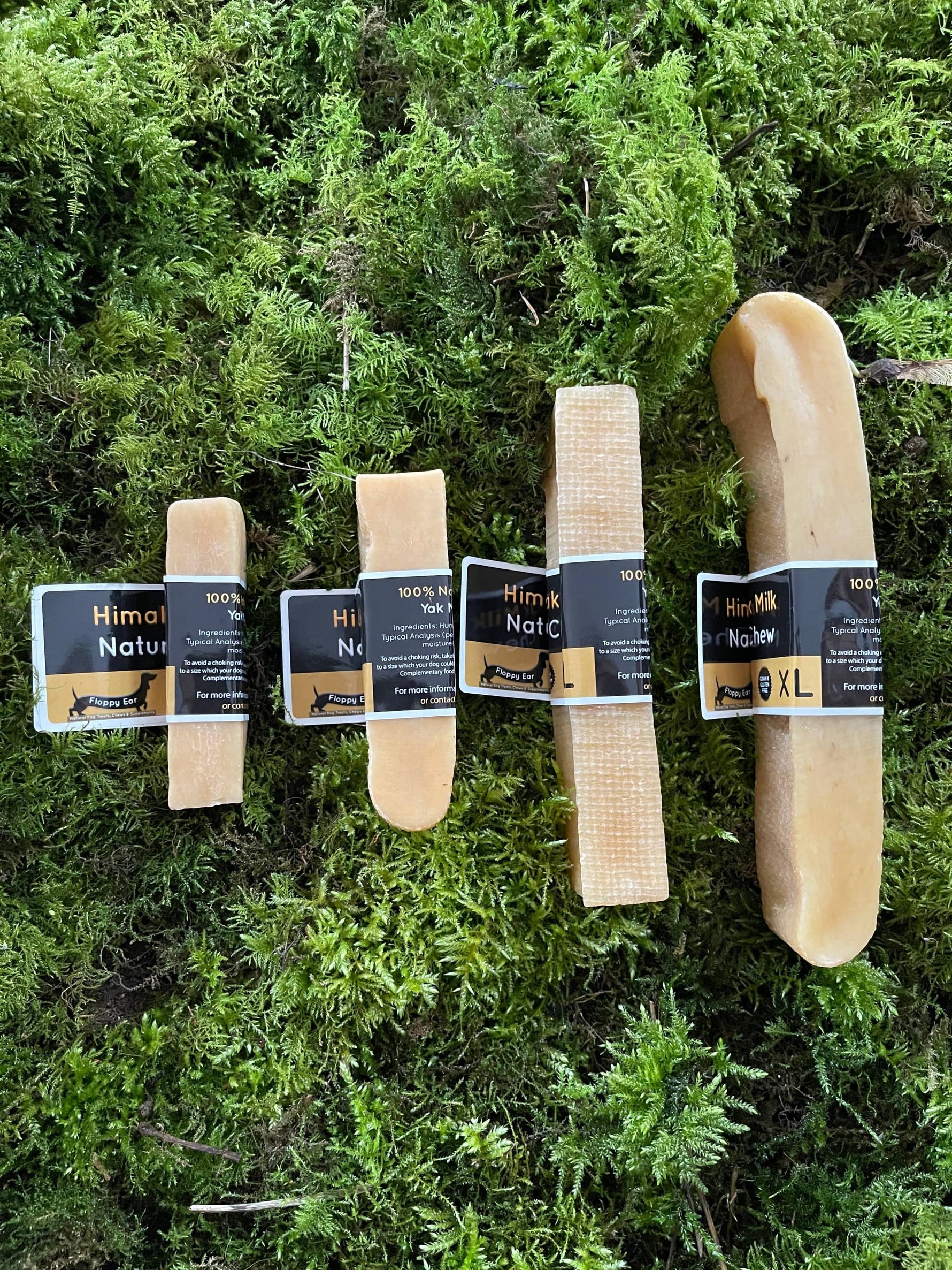 Yak Chews for Dogs - Small to XL -Floppy Ear