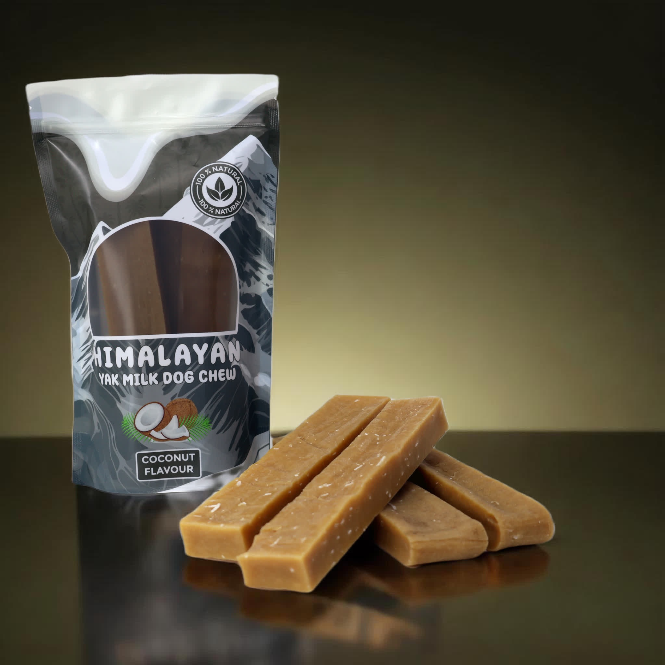 Coconut Flavour Yak Chew Bags