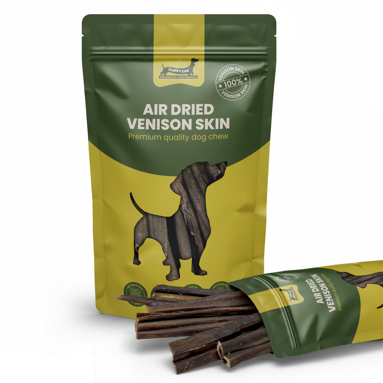 FREE GIFT - Venison Skin Chews (150g)