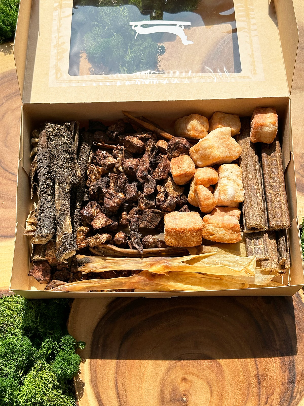 Doggie treat box