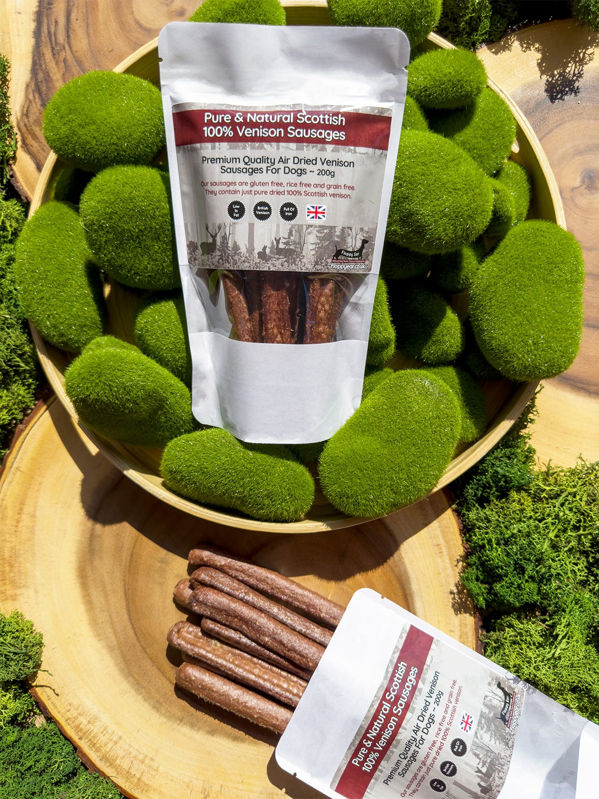 Scottish Venison Sausages for Dogs and Puppies
