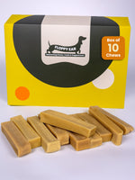 Floppy Ear Himalayan Yak Chews Large Size Box of 10 natural dog chews