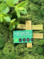 Floppy Ear Himalayan Yak Chews Mint Flavour Medium size three chews with fresh mint