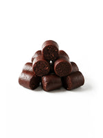 Probiotic soft chews for dogs close up showing texture and size
